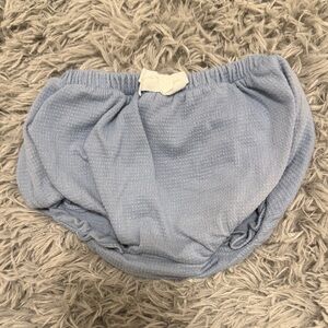 Nicole Miller Light Blue Diaper Cover with White Bow